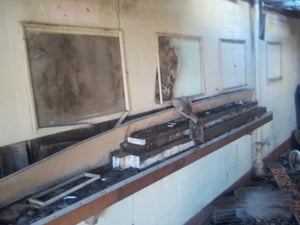 Snack bar by movie poster frames