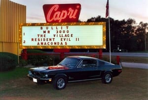 Bullitt Musatng at the Capri Mustang show, more pics at michigandriveins.com