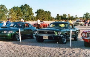 Mustang show at the Capri 9-18-04, more pics at michigandriveins.com.