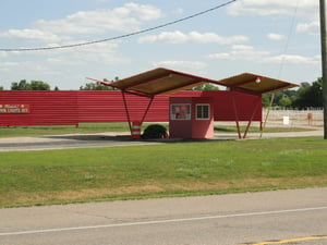 Entrance and ticket booth