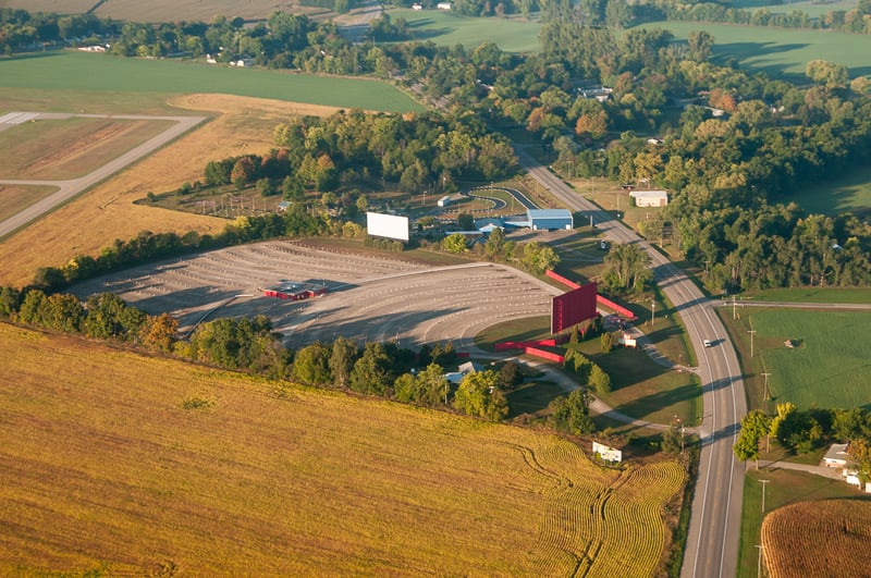 Aerial photo of the Capri taken in 2013.