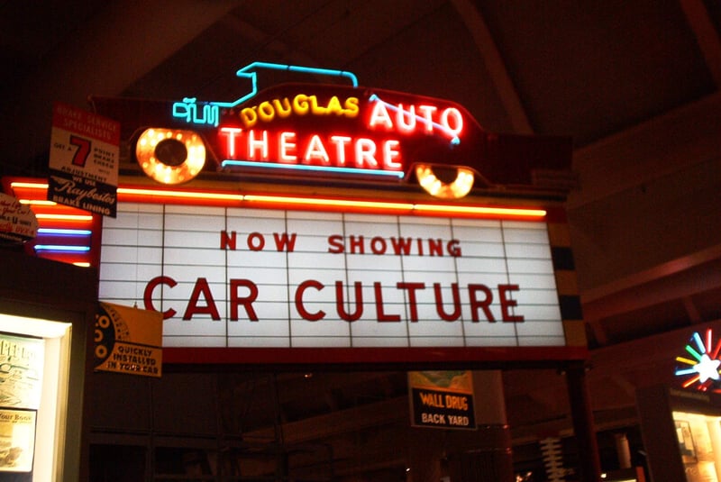 Restored Douglas Auto marquee in the Henry Ford Museum in Dearborn,MI

