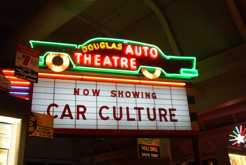 Restored Douglas Auto marquee in the Henry Ford Museum in Dearborn,MI

