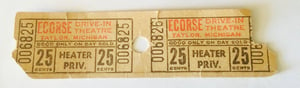 Ticket for 25 cents