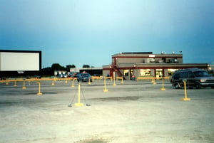 screen, field, concession building