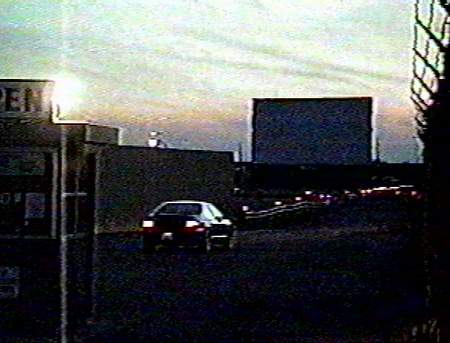 side access road into theater, just beyond the ticket booths