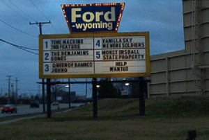 Ford Wyoming marquee taken 3-09-02