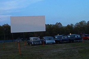 The Graveyard Haulerz Hearse Club hangin' at the Getty 4 Drive-in.