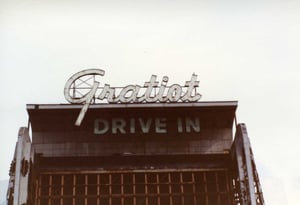 Here are several pictures that I took in 1984 as the Gratiot Drive-In was being torn down.