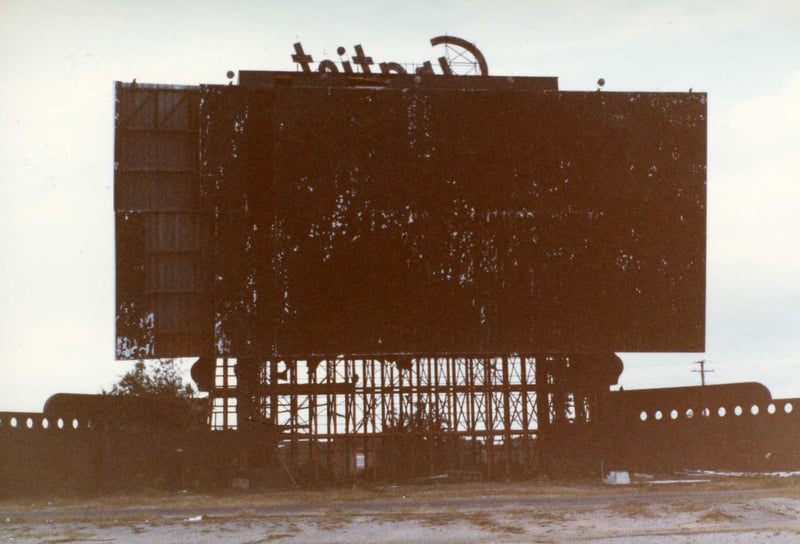 Here are several pictures that I took in 1984 as the Gratiot Drive-In was being torn down.