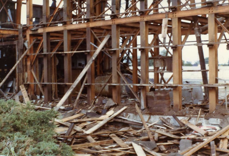 Here are several pictures that I took in 1984 as the Gratiot Drive-In was being torn down.