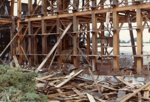 Here are several pictures that I took in 1984 as the Gratiot Drive-In was being torn down.