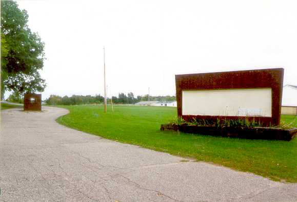 Hastings Drive-In Marquee and Ticket Booth