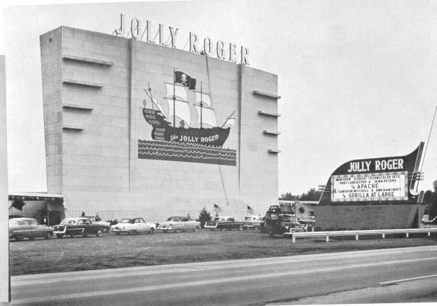 Jolly Roger screen tower from the Theatre Catalog