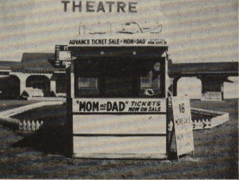 Lansing Drive-In ticket booth from the 1949-50 Theatre Catalog.