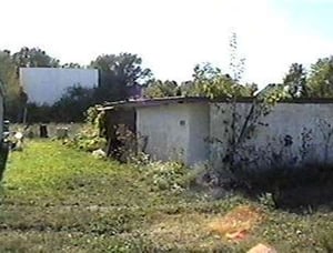 M-60 screen tower and snack bar.