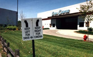 There's no longer a point in going left, except to annoy the indoor theater management (which in itself is probably a good reason.)