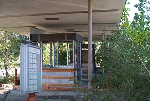 M-78 ticket booth and car counter