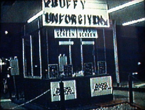 Vidcap of one the three M-78 ticket booths from the extensive archives of Outdoor Moovies, a Lansing public-access cable TV program produced by Darryl Burgess.