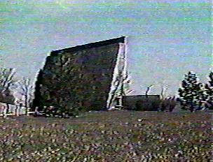 Maple City Drive-In screen tower, shot by Daryl Burgess.