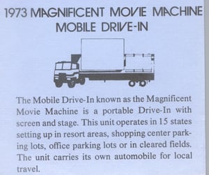 a photo clip from a Drive-In Ministries brochure