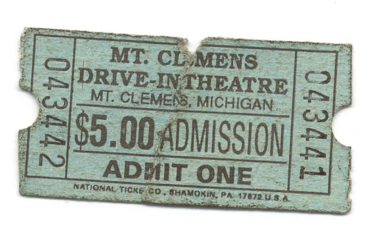 ticket stub