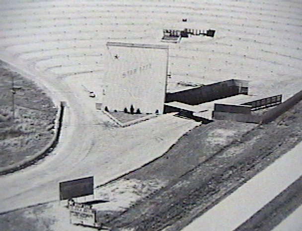 Starlite Drive-In aerial view, from the 1953 Theatre Catalog.