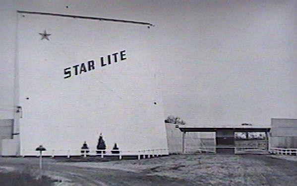 Starlite Drive-In screen tower, from the 1953 Theatre Catalog.
