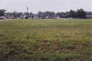 Field. The screen location is straight ahead, just at the phone pole