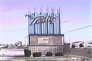 pic of original Twilite marquee and sign, after it closed(from waterwinterwonderland.com, taken by Darryl Burgess)