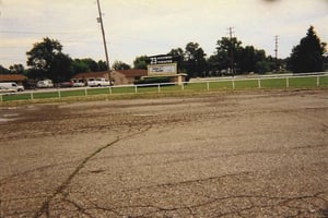 This is the marquee. Speed 2 and Volcano were playing. We were there about the time Gary Flinn was taking pictures.