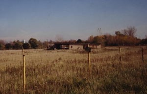 Vista Drive-In gutted snack bar.