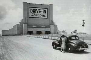 This is the photo Gary C. is referring to. It is incorrectly listed as the 8-Mile Drive-In in Sanders book.  It was called the Westside from day one as shown in the May 26, 1940 grand opening ad.