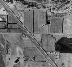 Aerial view from Satellite