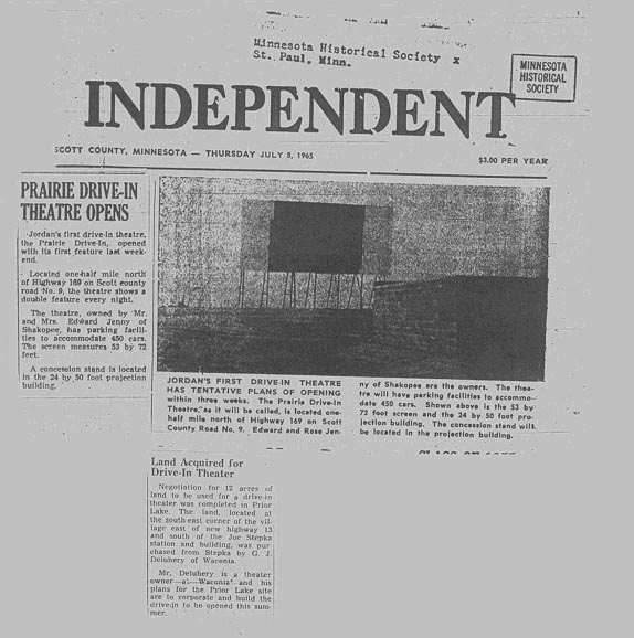 newspaper article about the opening