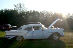 Cliff Meiers car at the Long Prairie Drive Ins Classic Car Night