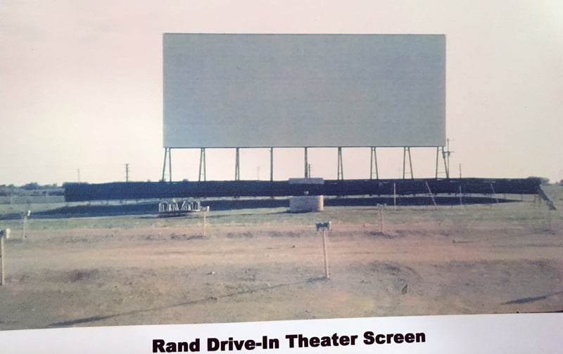 Rand Drive-In Theatre screen