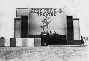 screen tower with mural