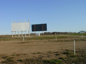strangely didn't see any up-to-date pics of this one, so i decided to submit a few from their website. this one shows 2 of their 5 screens, speaker poles, and some farm buildings in the distance
