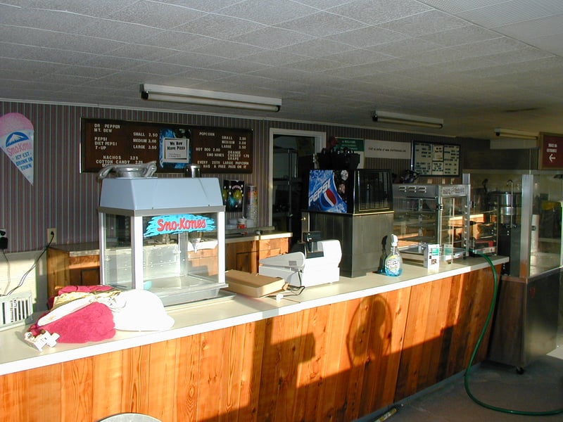 inside the concession stand.  mmmmmmm.......concessions