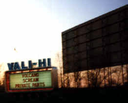 Vali-Hi marquee and screen.