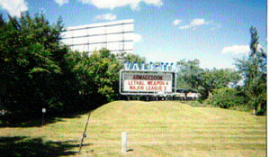 screen tower and marquee