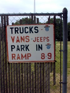 Signage for large vehicles