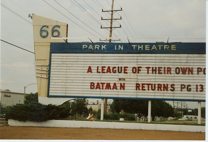 This is the marqee sign that was out in front of the theater.