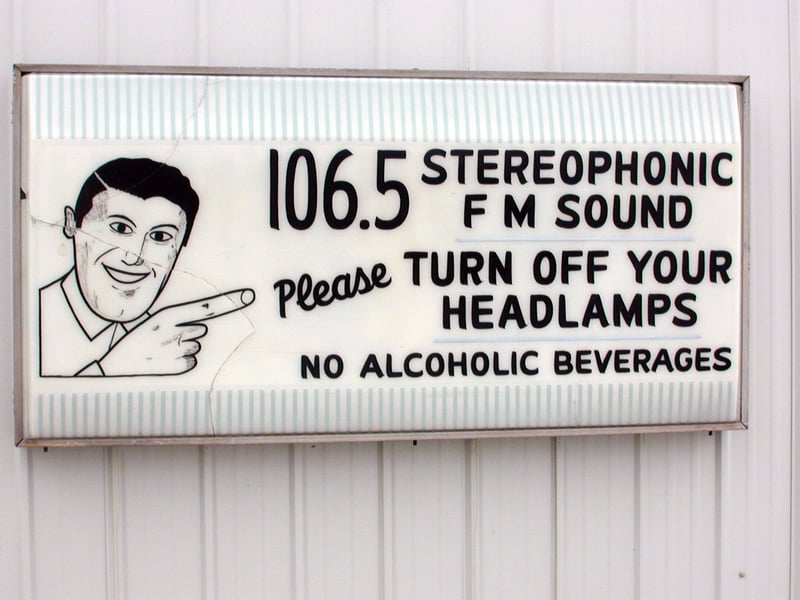 Radio sound and policy signage