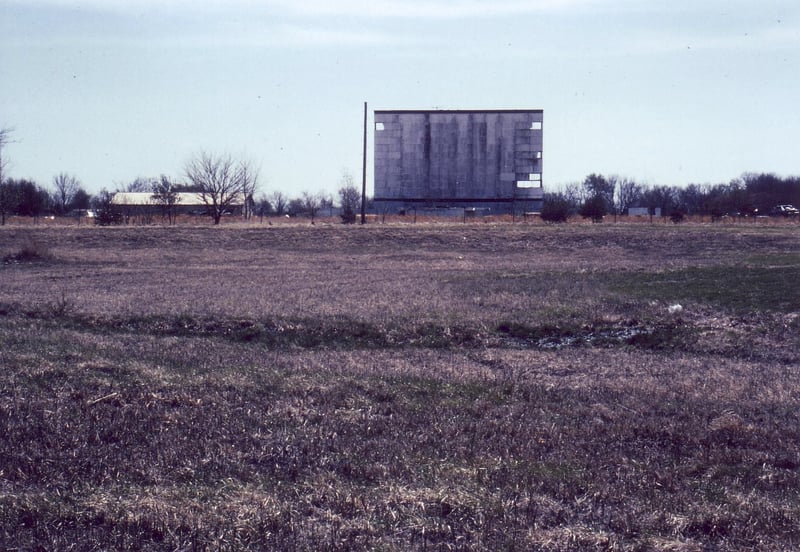 A distant view from behind the Drive-In