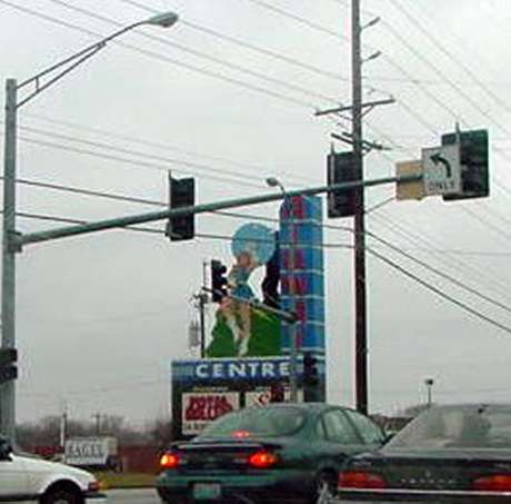 The Marquee after being tranformend into a shoping center.