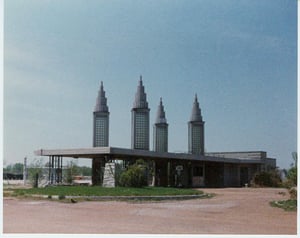 This is the entrance to the theater.