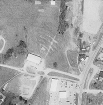 Business US 54 South of town, aerial remnants