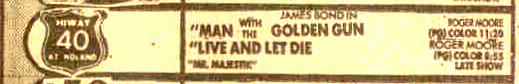 This is a Kansas City Star newspaper ad from 1975. It shows the address as 40 hiway at Noland Rd. The site is still identifiable